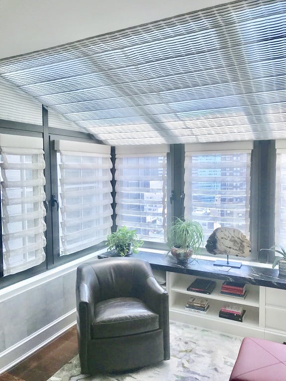 Skylight motorized shades