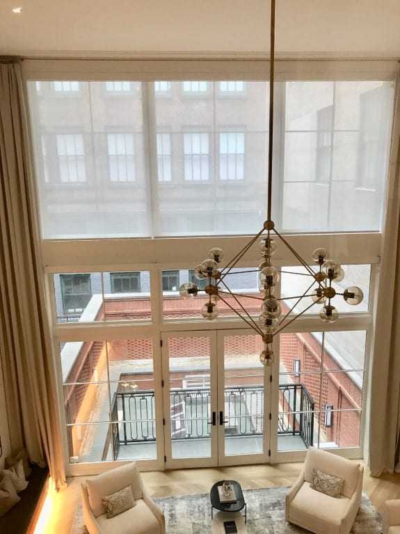 Greenwich Village window treatments