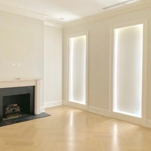 motorized shades examples - gallery