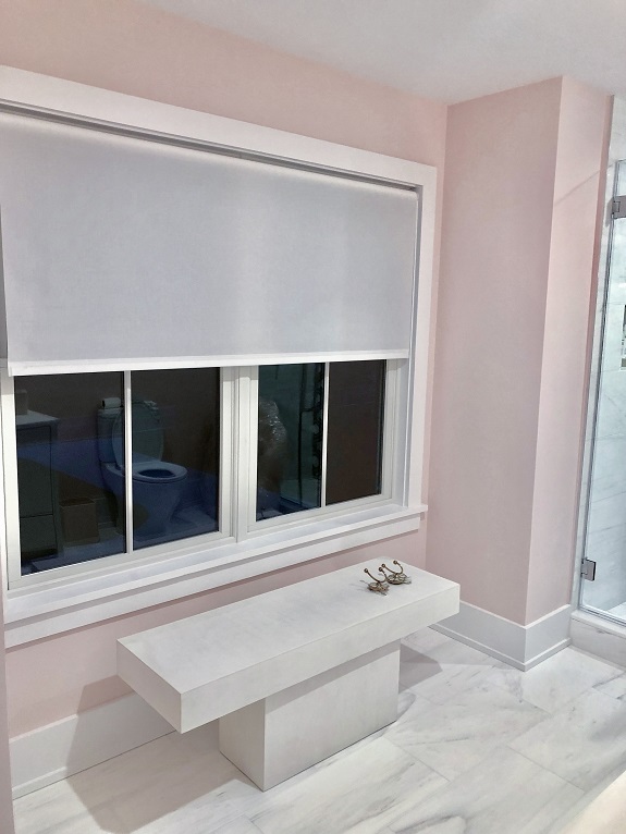 Motorized Rollease Privacy Shades Southampton