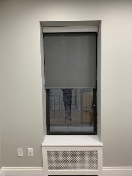 motorized window shades for office