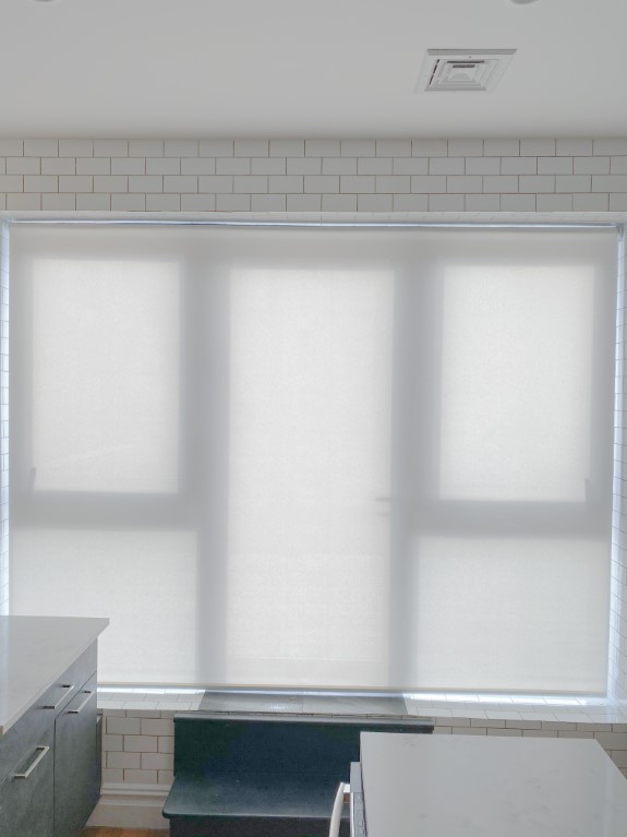 NY Gallery roller shades for private room
