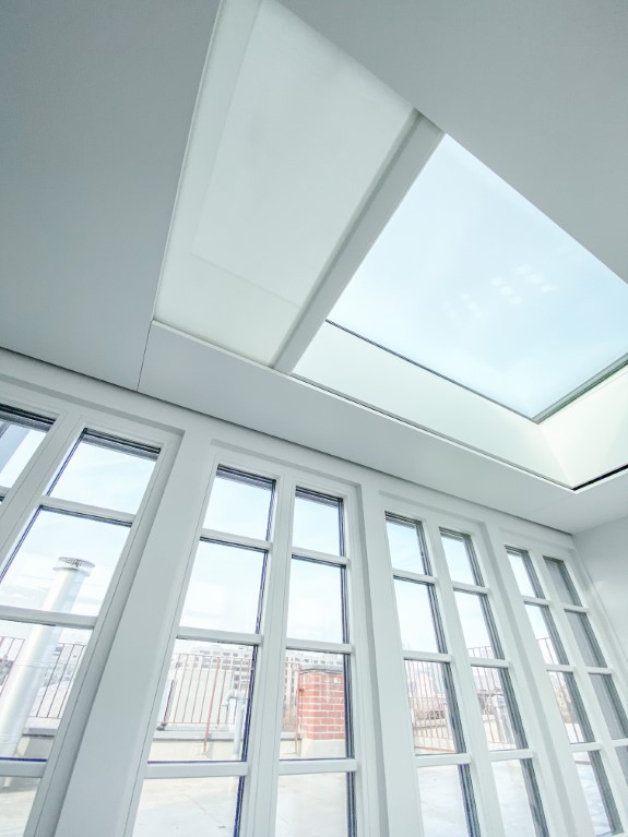 70 State St. Somfy Skylight & Roller Shades Shade 3%