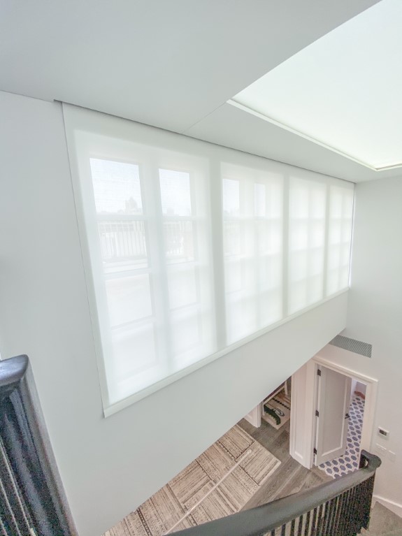 skylight shades living room